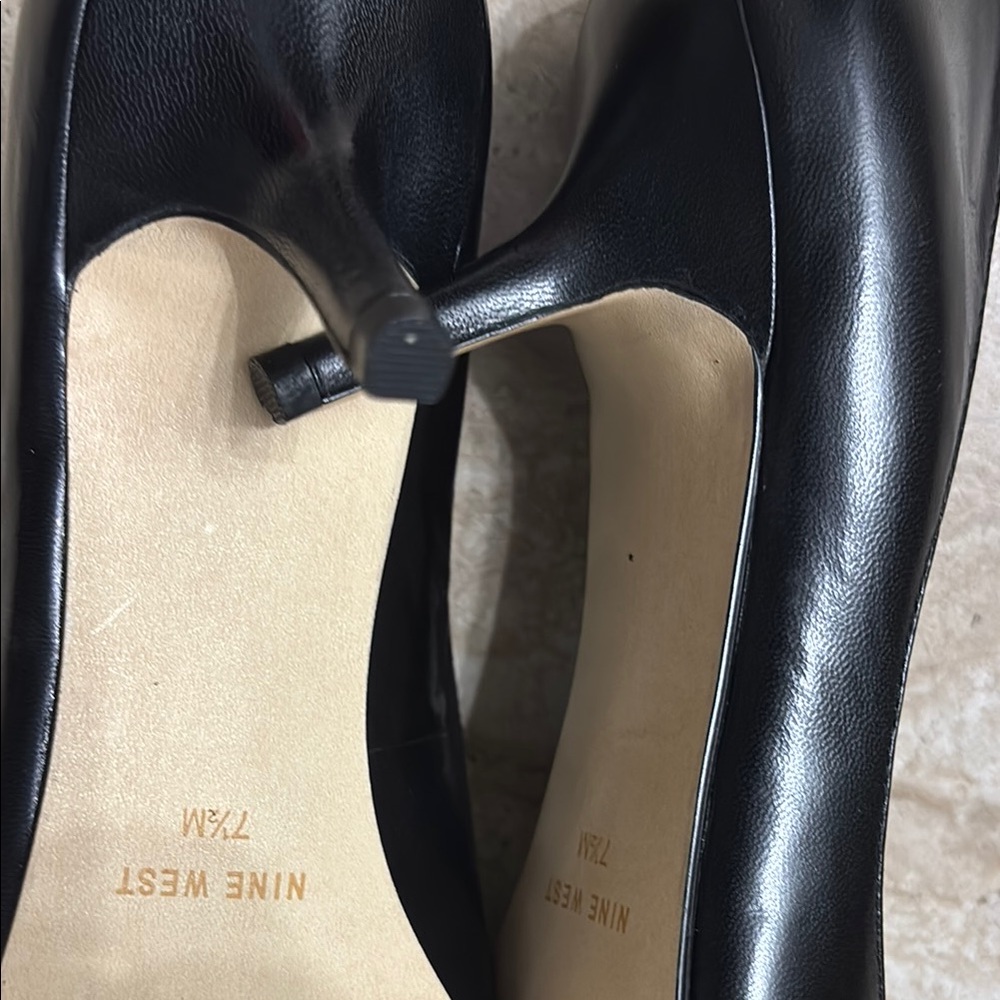 Nine West Black Patent Leather Heels - Picture 8 of 8